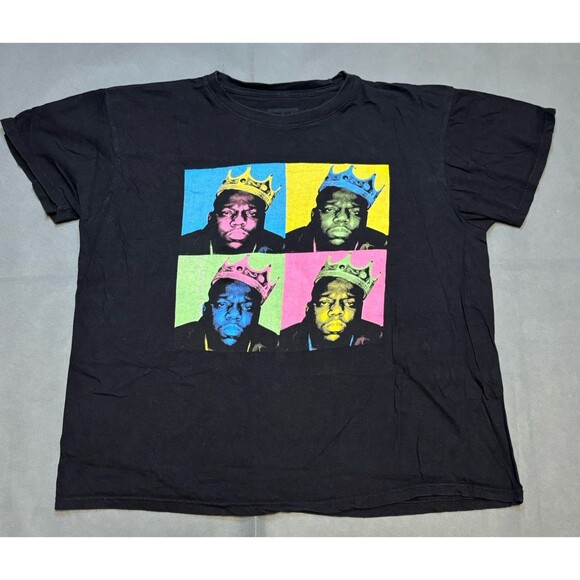 Andy Warhol Style Biggie Smalls Graphic T shirt The Notorious B.I.G Rap Size XL - Picture 1 of 6